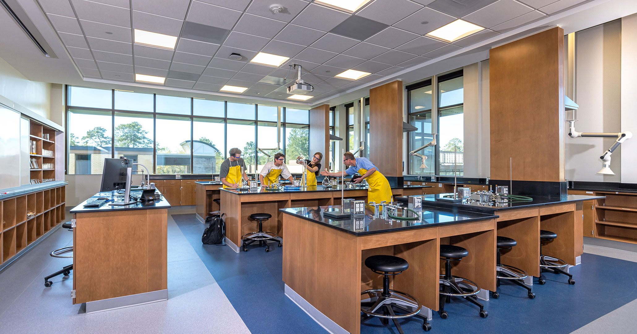 BOUDREAUX architects designed chemistry, biology, and physics classrooms at Midlands Technical College