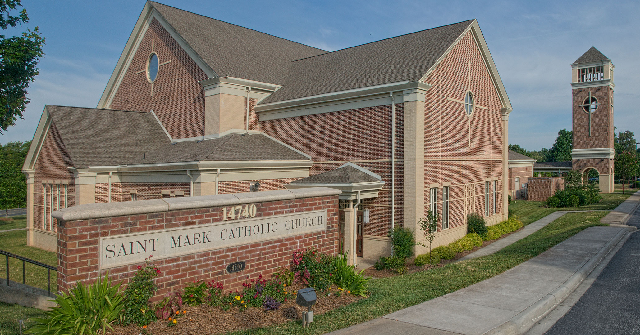 Boudreaux architects worked with St. Mark Catholic Church to design a new church sanctuary.
