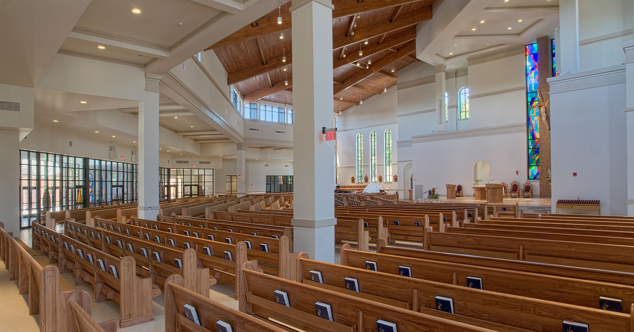 Boudreaux is experienced in designing the interiors of Catholic churches.