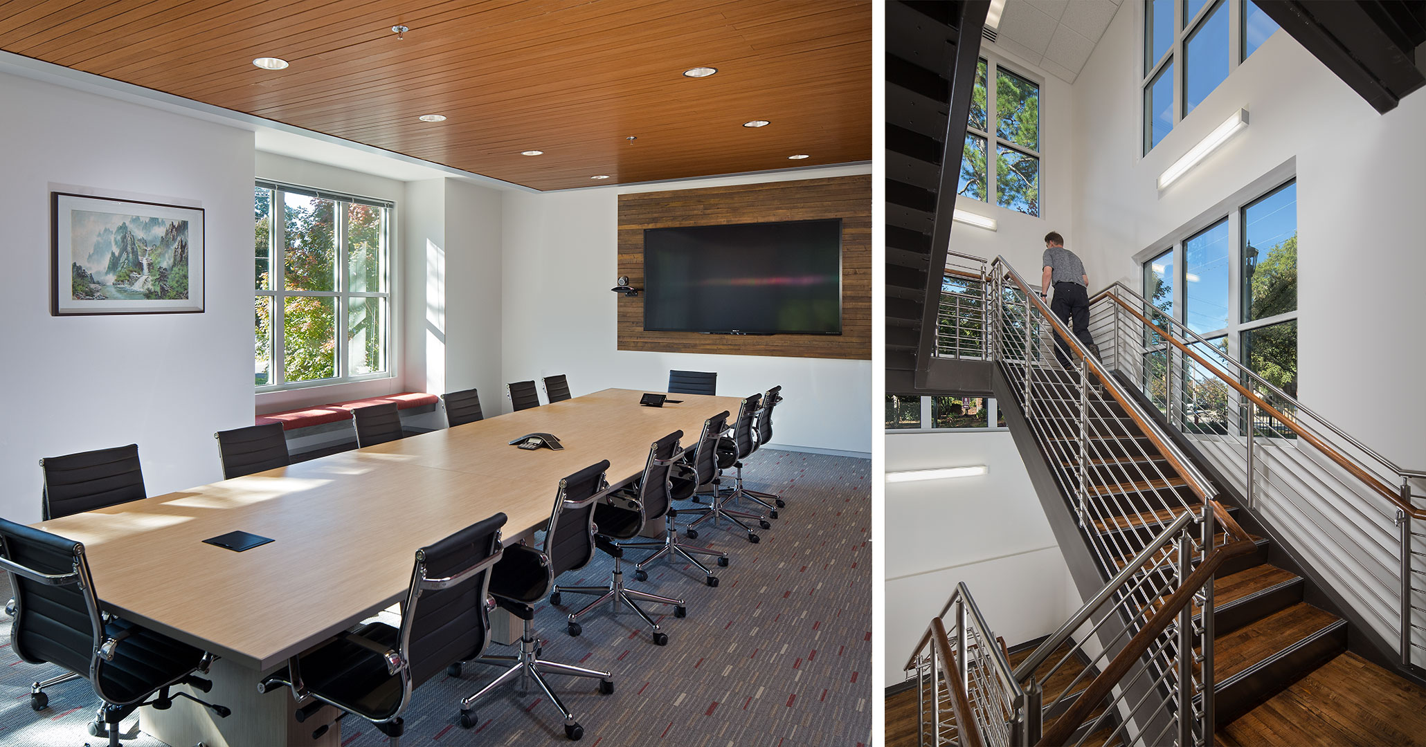 University of South Carolina worked with Boudreaux architects to design classrooms in the historic Hamilton College building.