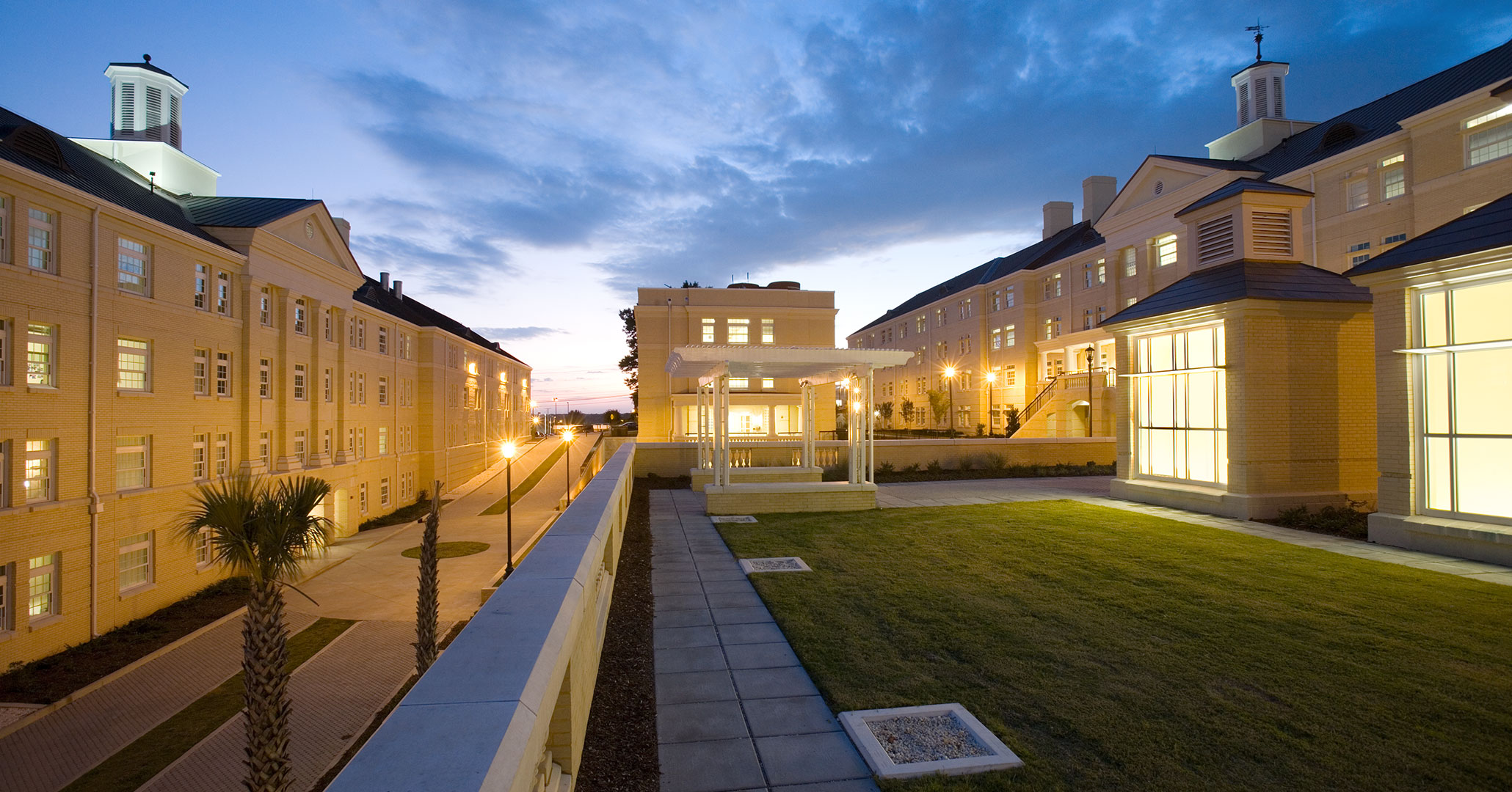 University of South Carolina hired Boudreaux architects and designers to building the Green Quad on Columbia, SC campus.