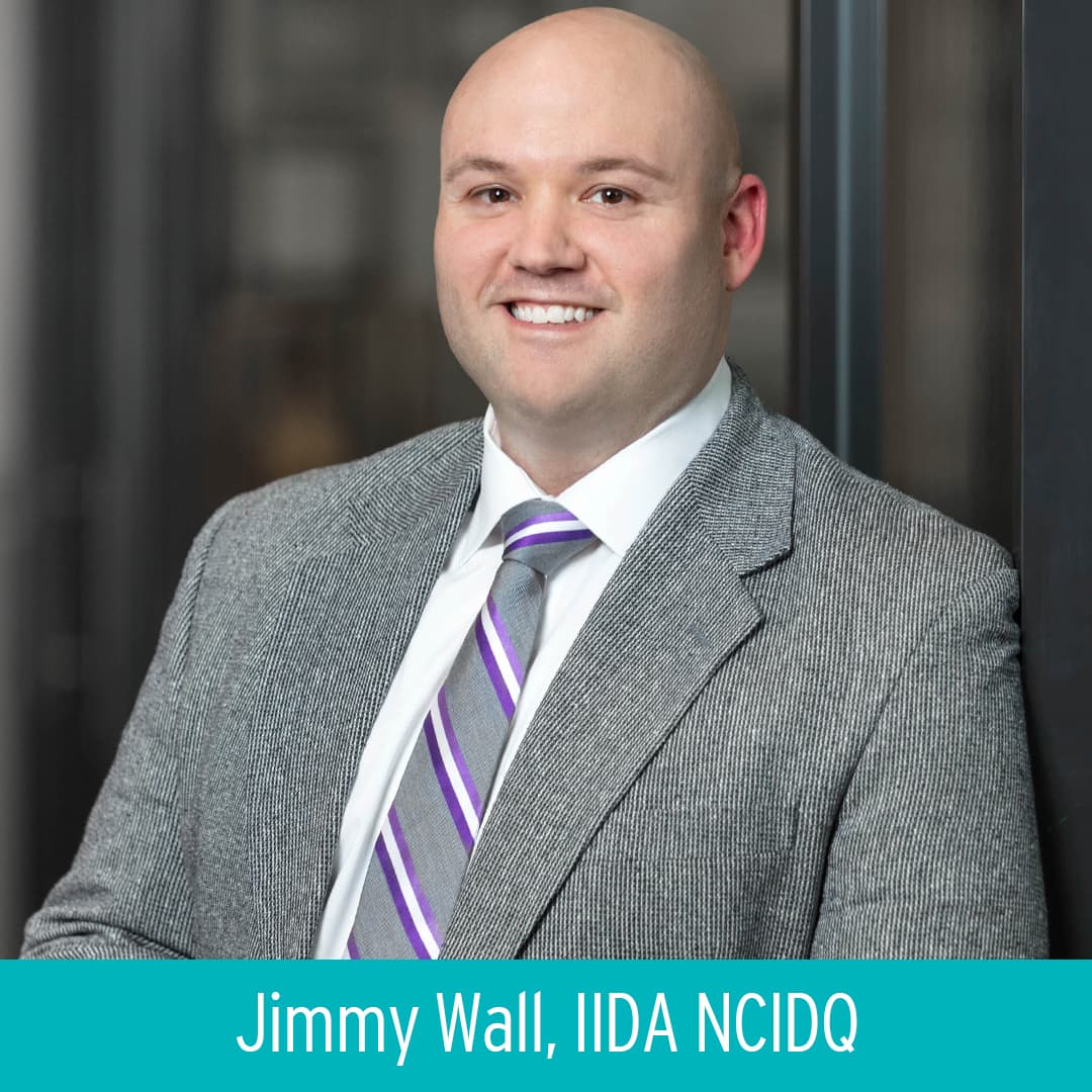 Jimmy Wall receives his NCIDQ certification