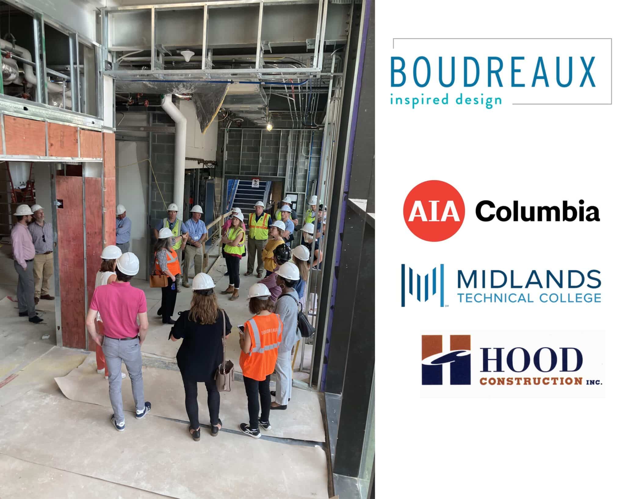 BOUDREAUX hosts an AIA Columbia Tour of MTC's new building - Business & Information Technology Building