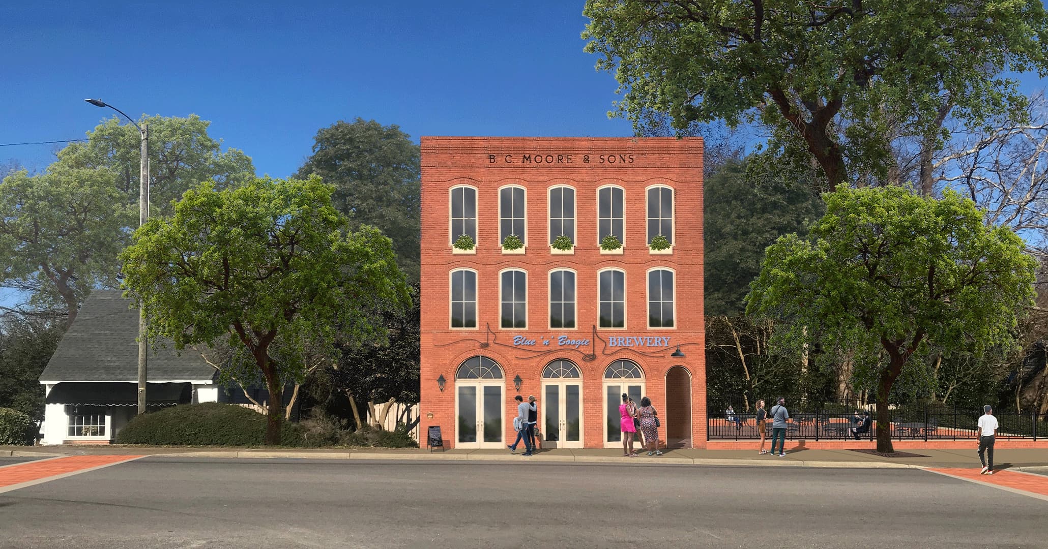 Boudreaux master planners worked with Town of Cheraw to reimagine buildings downtown.