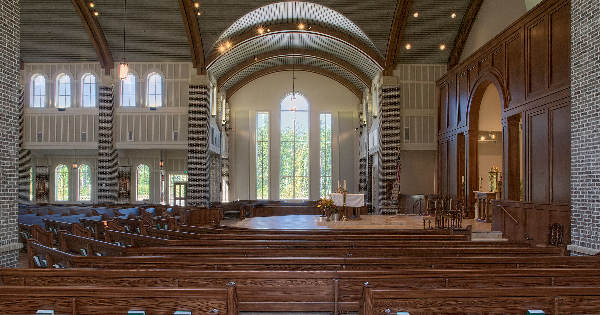 Boudreaux architects designed and built St. Anne in Richmond Hill, GA’s expansion.