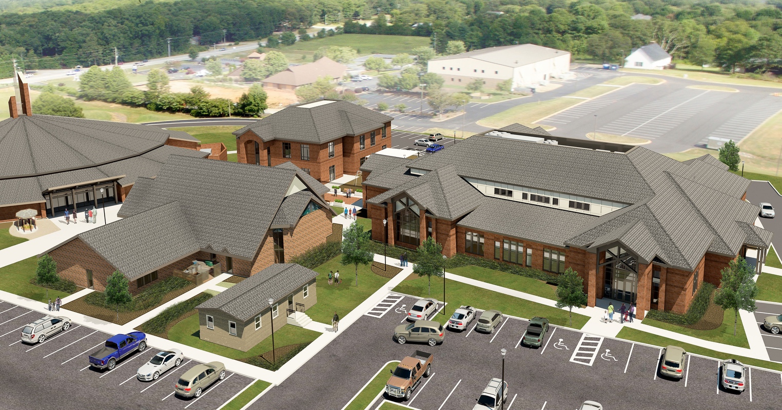 OUDREAUX planners and architects worked with St Mary Magdalene Catholic Church in Simpsonville, SC to update their current Master Plan.