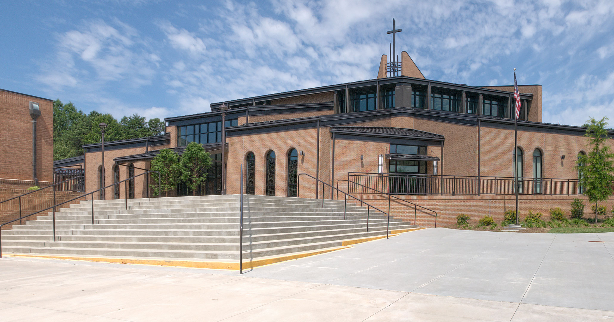 St. Therese worked with Boudreaux to design the new church in Moorseville, NC.