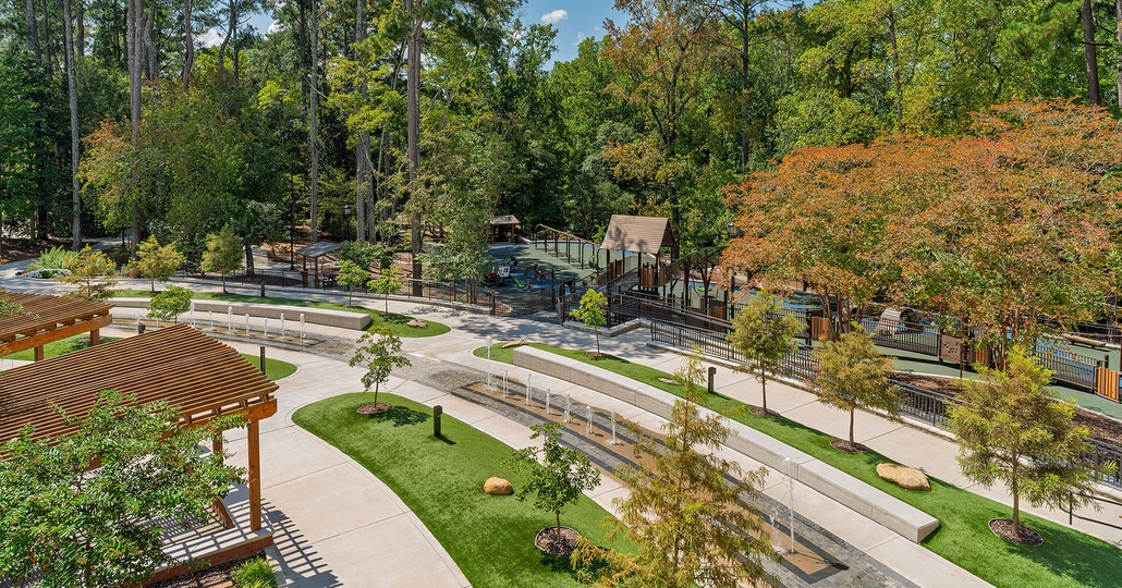 BOUDREAUX architects worked with the Town of Lexington to master plan a park that is inclusive and packed with fun activities for all families.