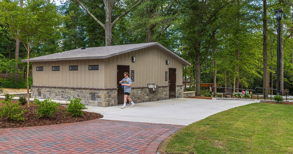 BOUDREAUX architects designed ADA restrooms at the Virginia Hylton Park.