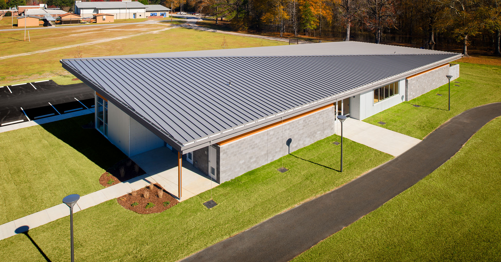 Richland County Recreation Commission worked with Boudreaux to design a modern community center.