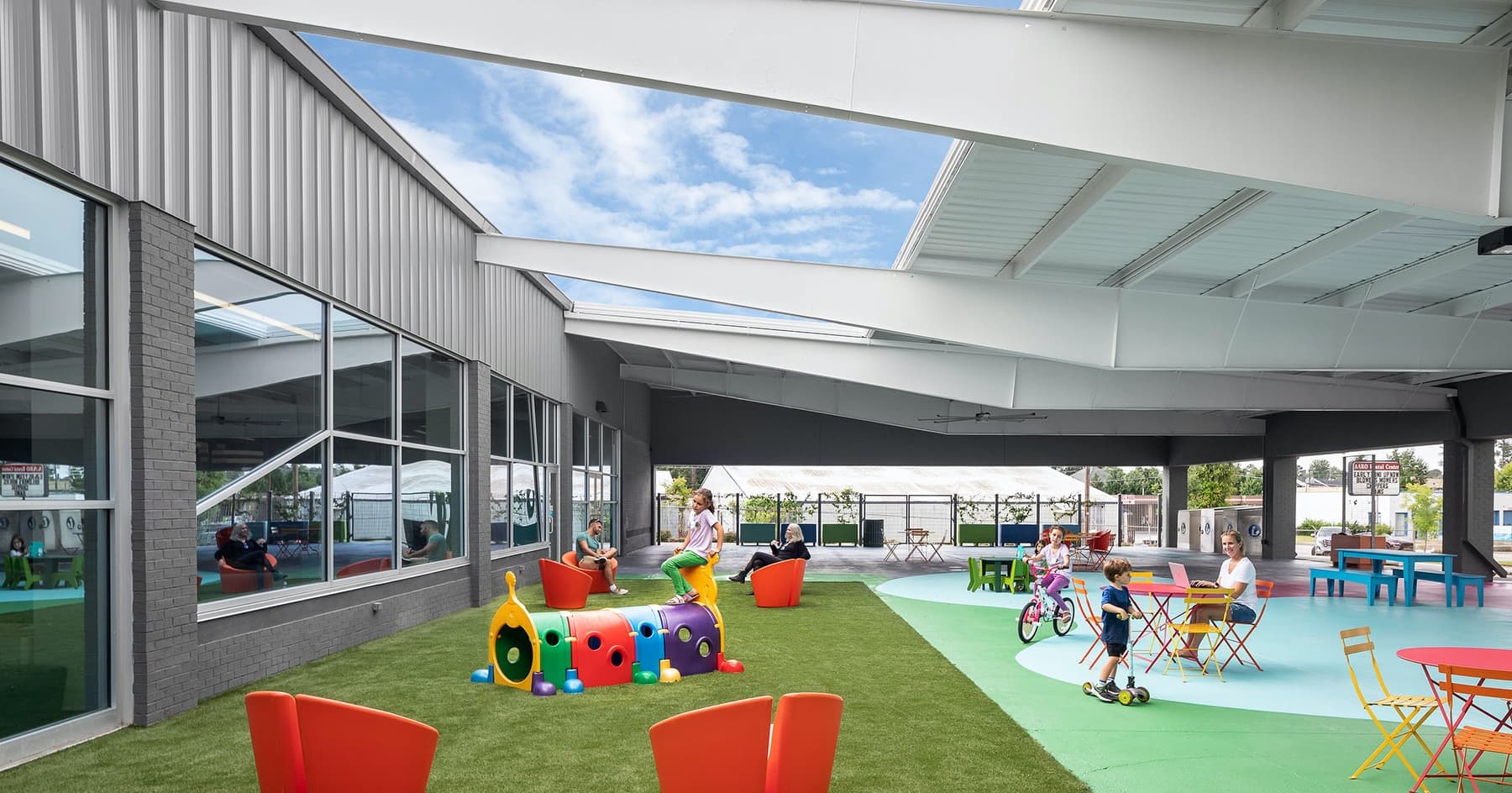 Southeast Library in Columbia SC engages their community with outdoor learning spaces