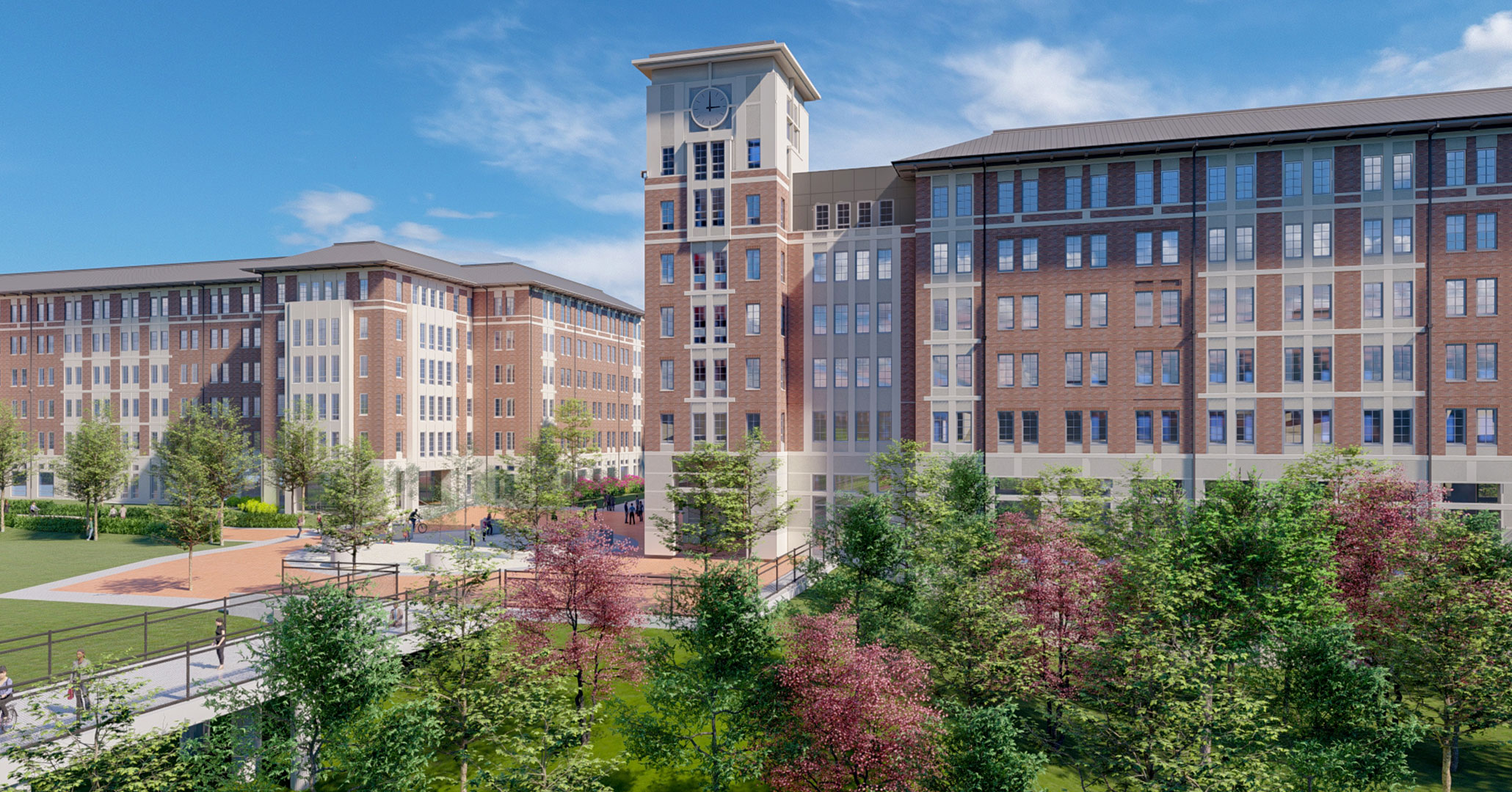Boudreaux architects is working with University of South Carolina on the new Campus Village development.