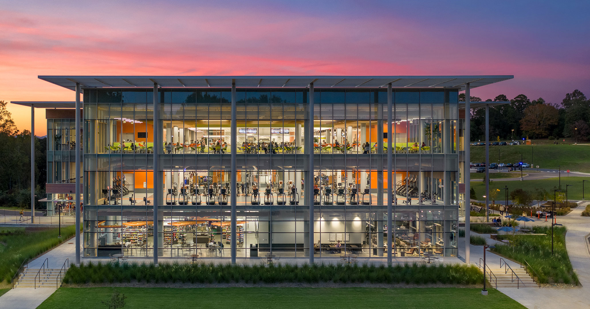 Clemson University worked with Boudreaux architects to design Douthit Hills Student Hub.