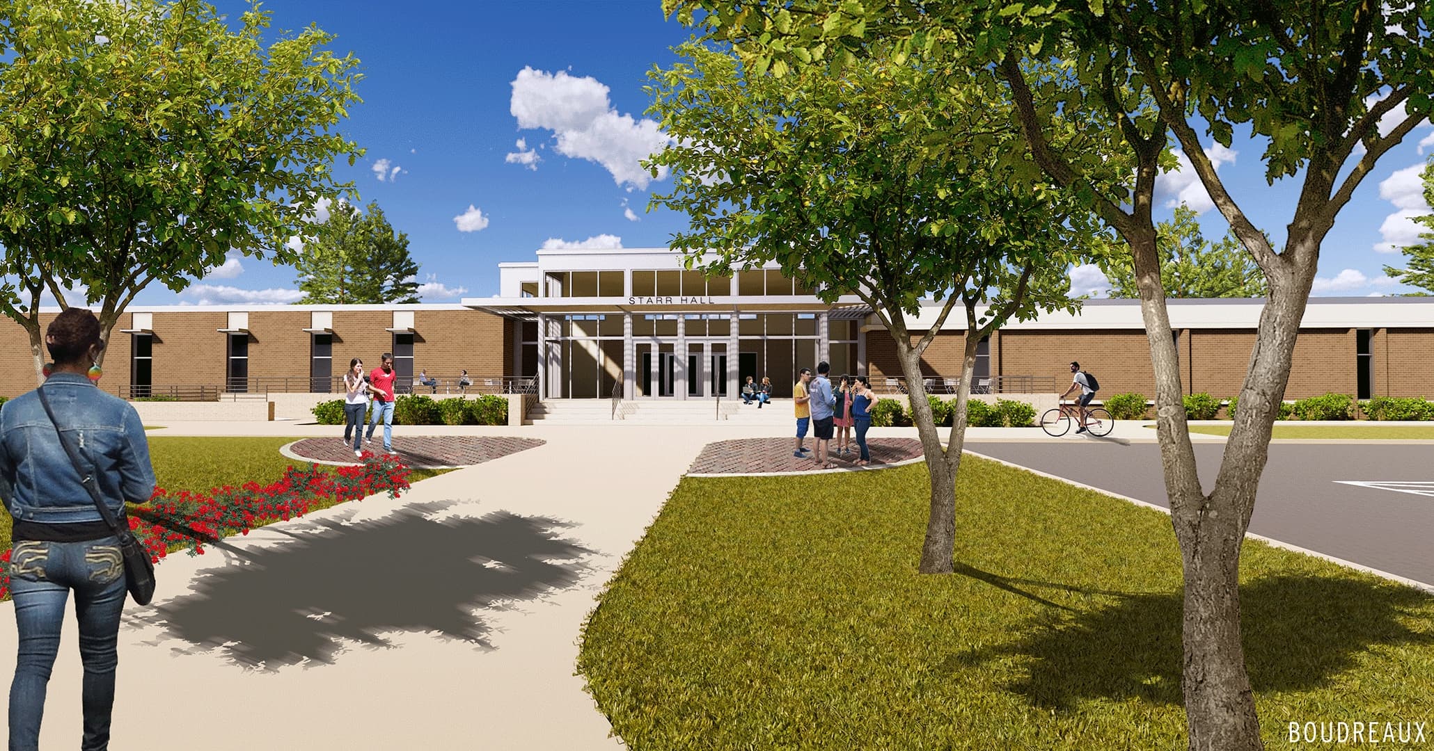 Boudreaux architects and master planners designed a new student experience at Starr Hall.