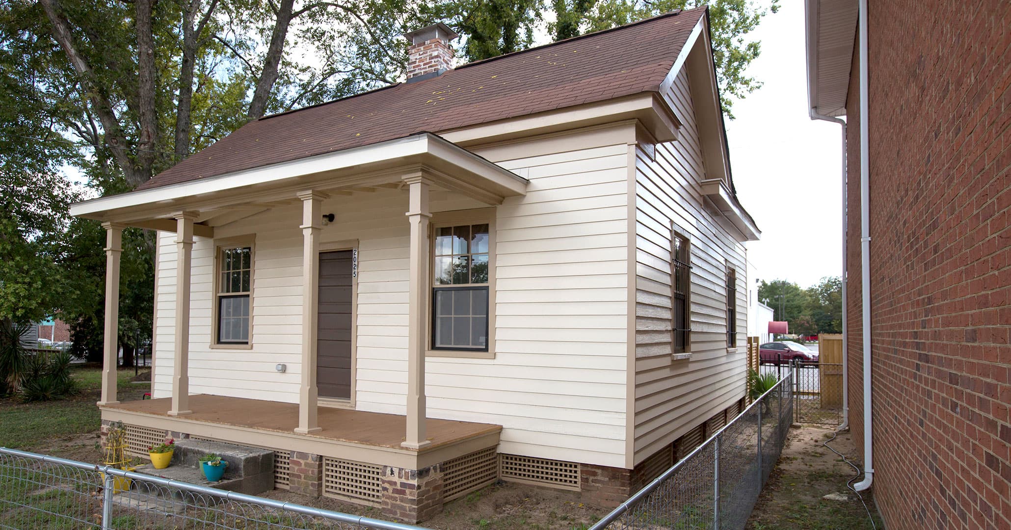 Boudreaux designers are expert historic preservationists, we worked with Historic Columbia to improve black cultural site Modjeska Simkins House.