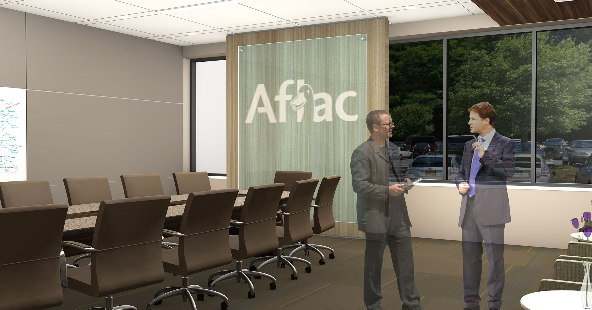 Aflac and Boudreaux work closely together to design spaces appropriate for expansion.