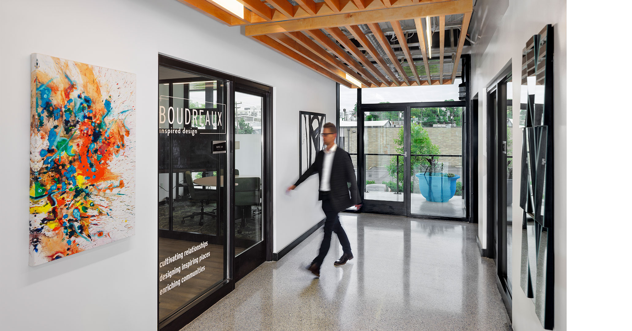 BOUDREAUX architects and interior designers are energized by their workplace