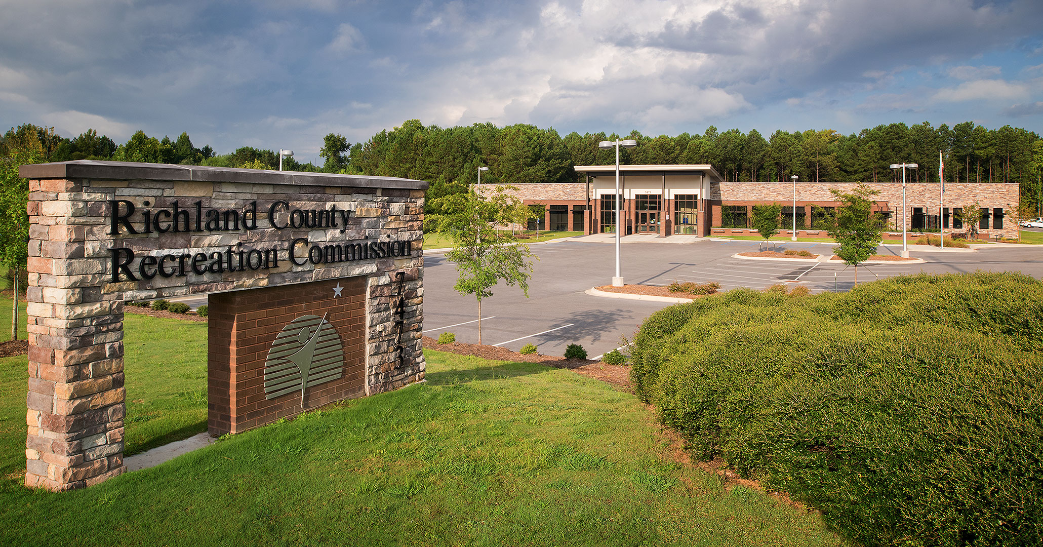Boudreaux architects worked with the Richland County Recreation Commission to design a cohesive look to the RCRC Headquarters.